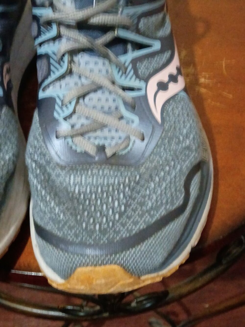 Saucony Women's Omni Iso 2 Running Shoes Size 10.5 Slate/Pink S10511-1 - Picture 8 of 16